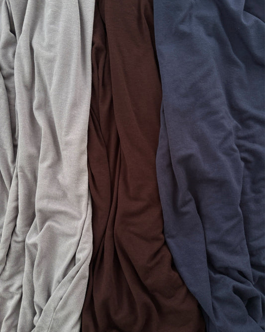 Smoky Navy Long Sleeve Top