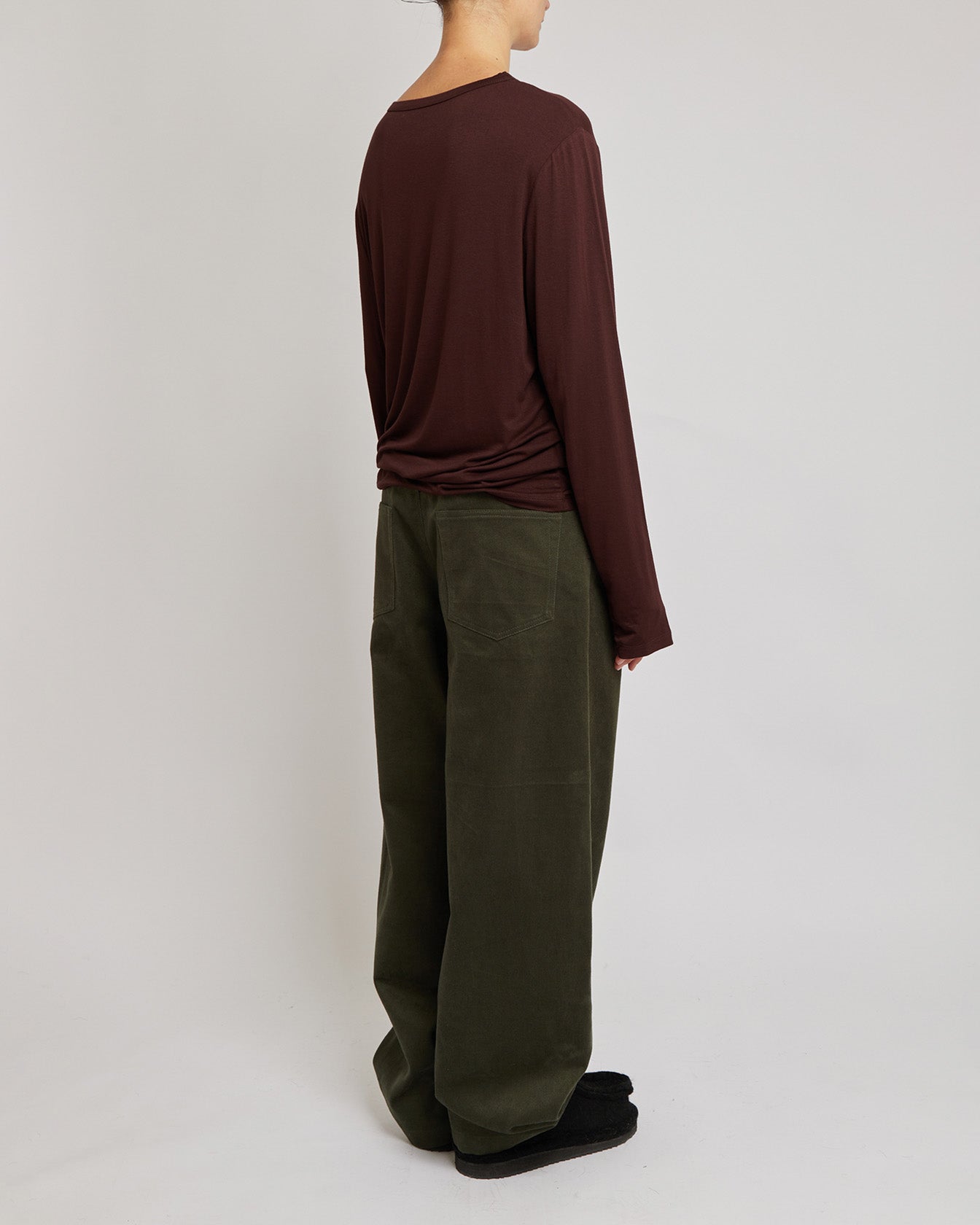 カカオロングスリーブトップス