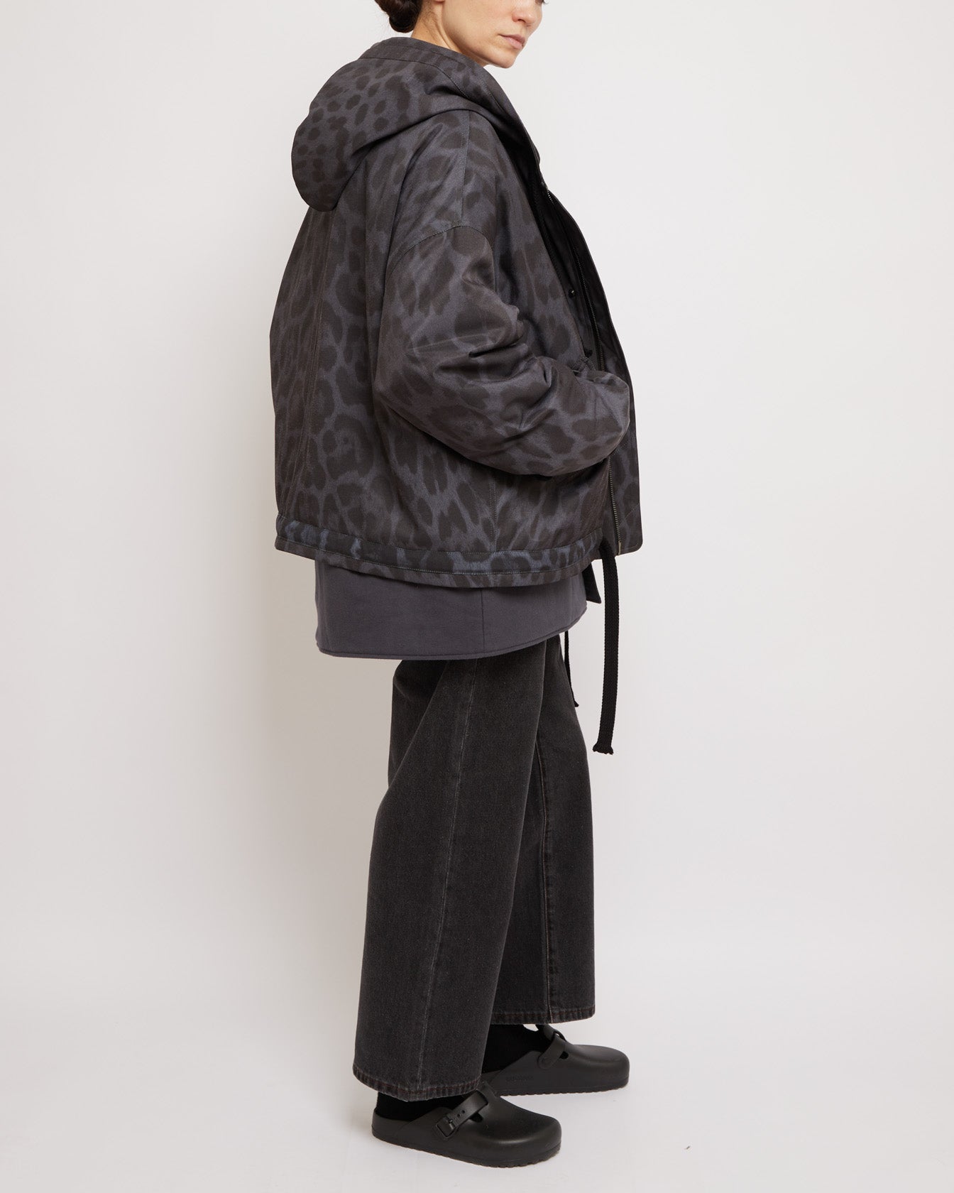 Black Panther Oversized Hooded Jacket