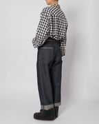 Navy & Bone Medium Plaid Flannel Shirt