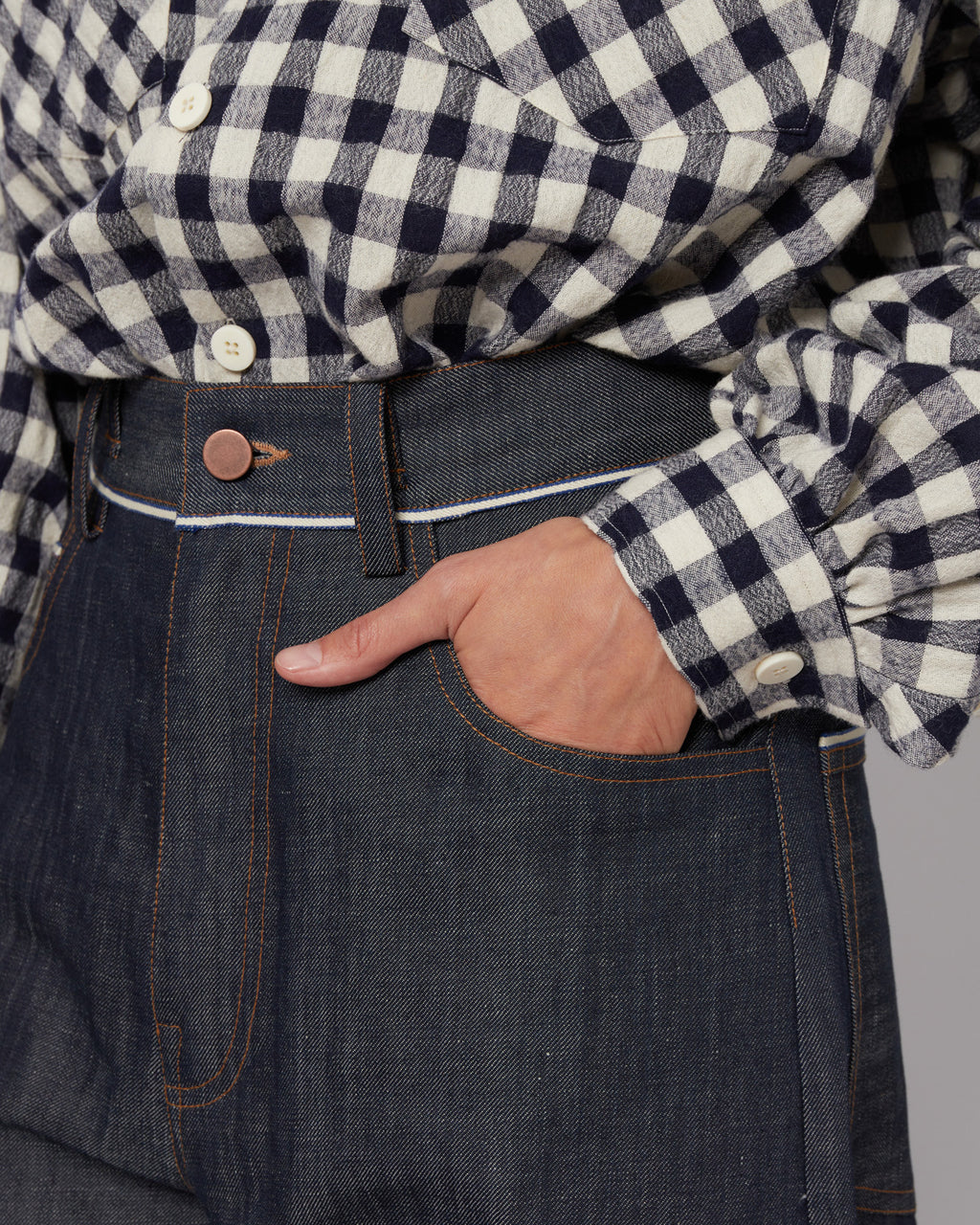 Dark Navy Selvage Japanese Denim Jeans