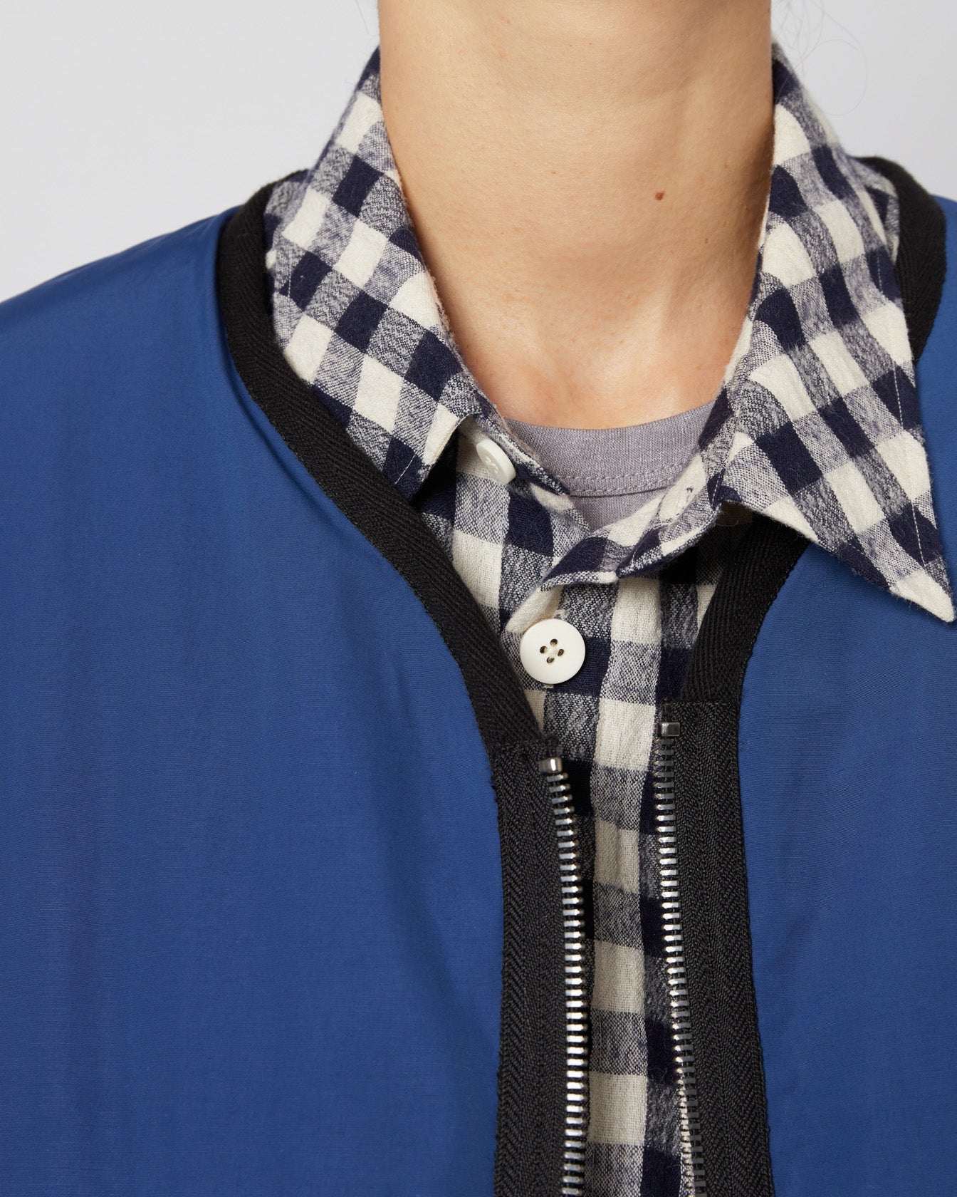 Navy & Bone Medium Plaid Flannel Shirt