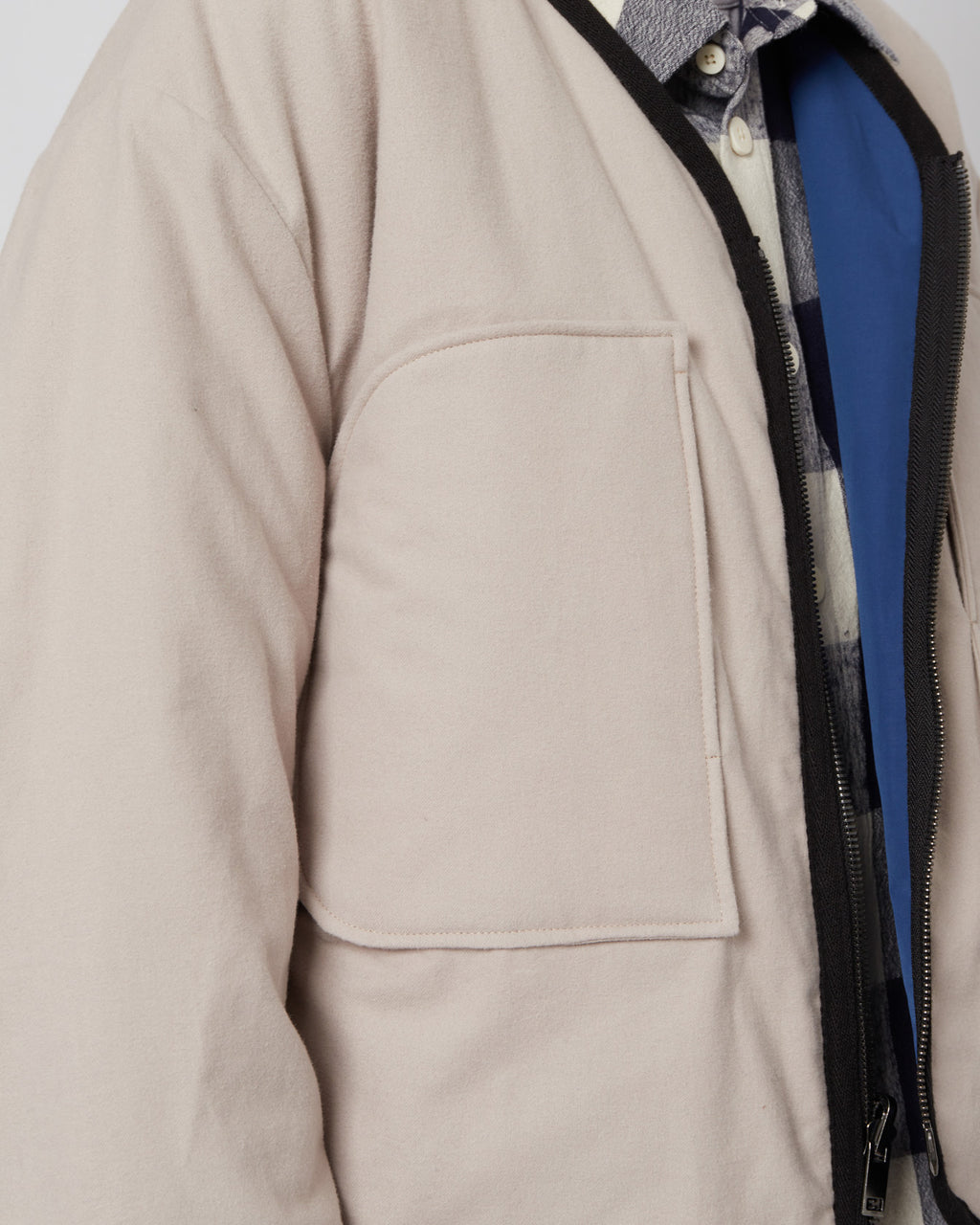 Blue Reversible Liner Jacket