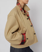 Beige Blouson Jacket