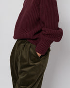 Plum Japanese Fisherman Organic Cotton Sweater