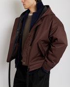 カカオ オーバーサイズ フードジャケット