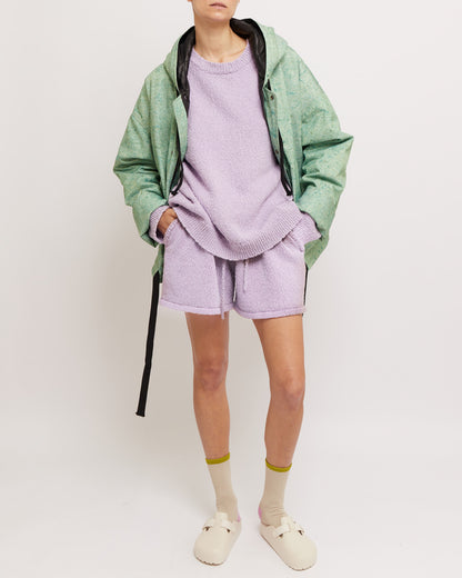 Kyoto Green Oversized Hooded Jacket