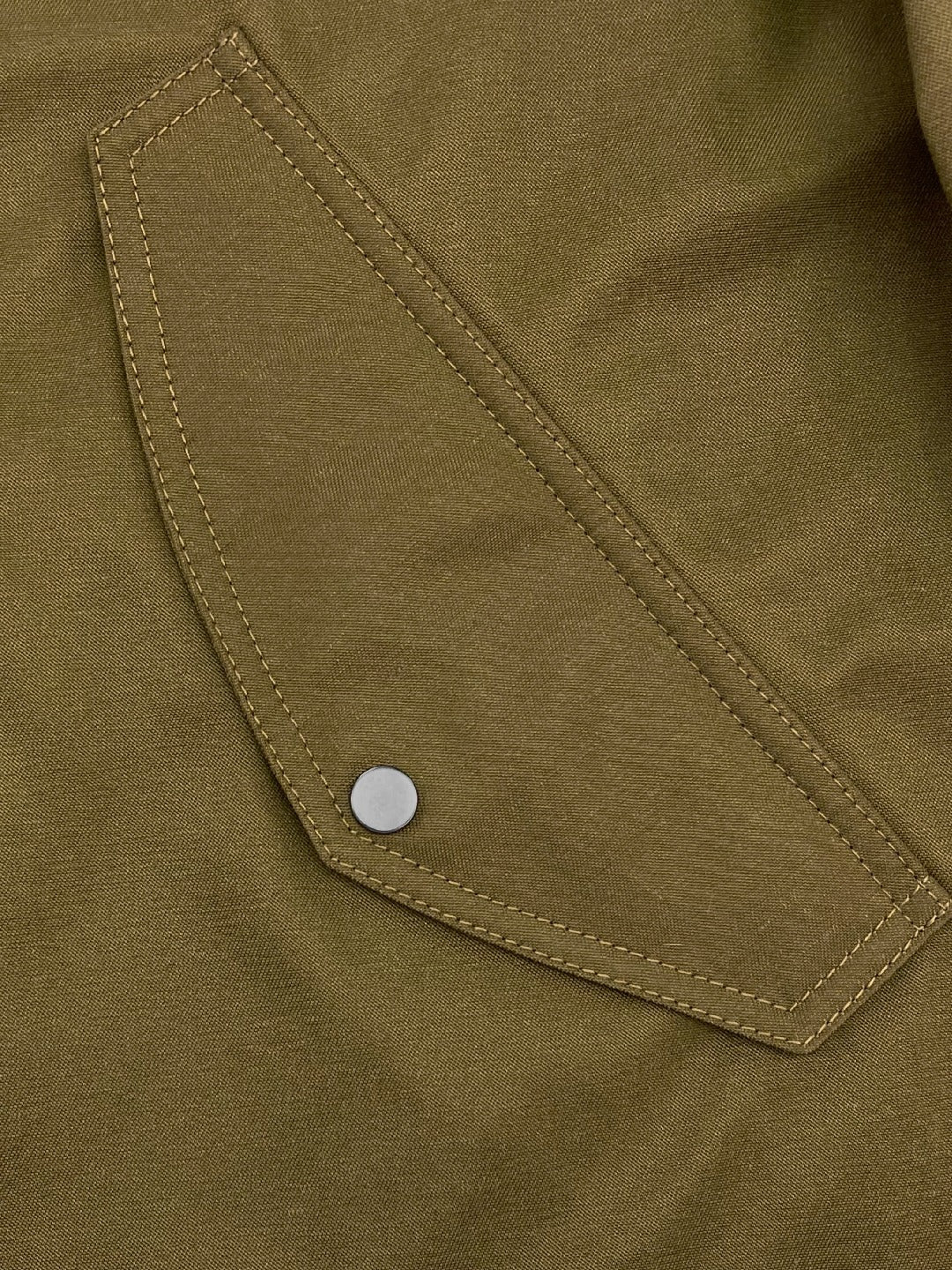 Golden Khaki Oversized Hooded Jacket