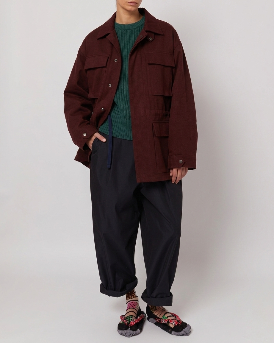 Field Jacket Burgundy