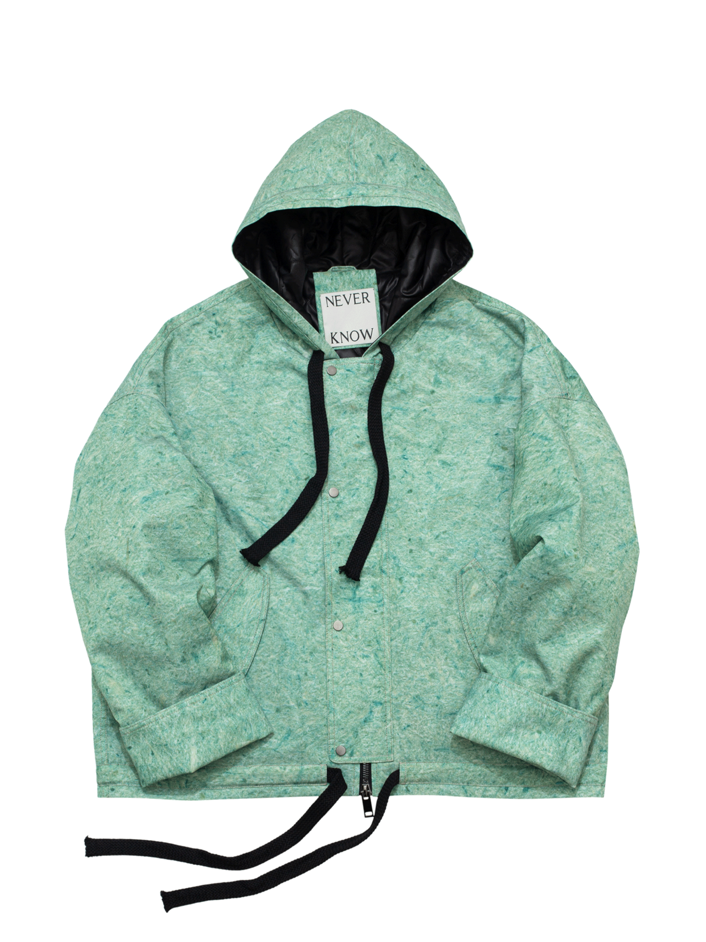 Kyoto Green Oversized Hooded Jacket