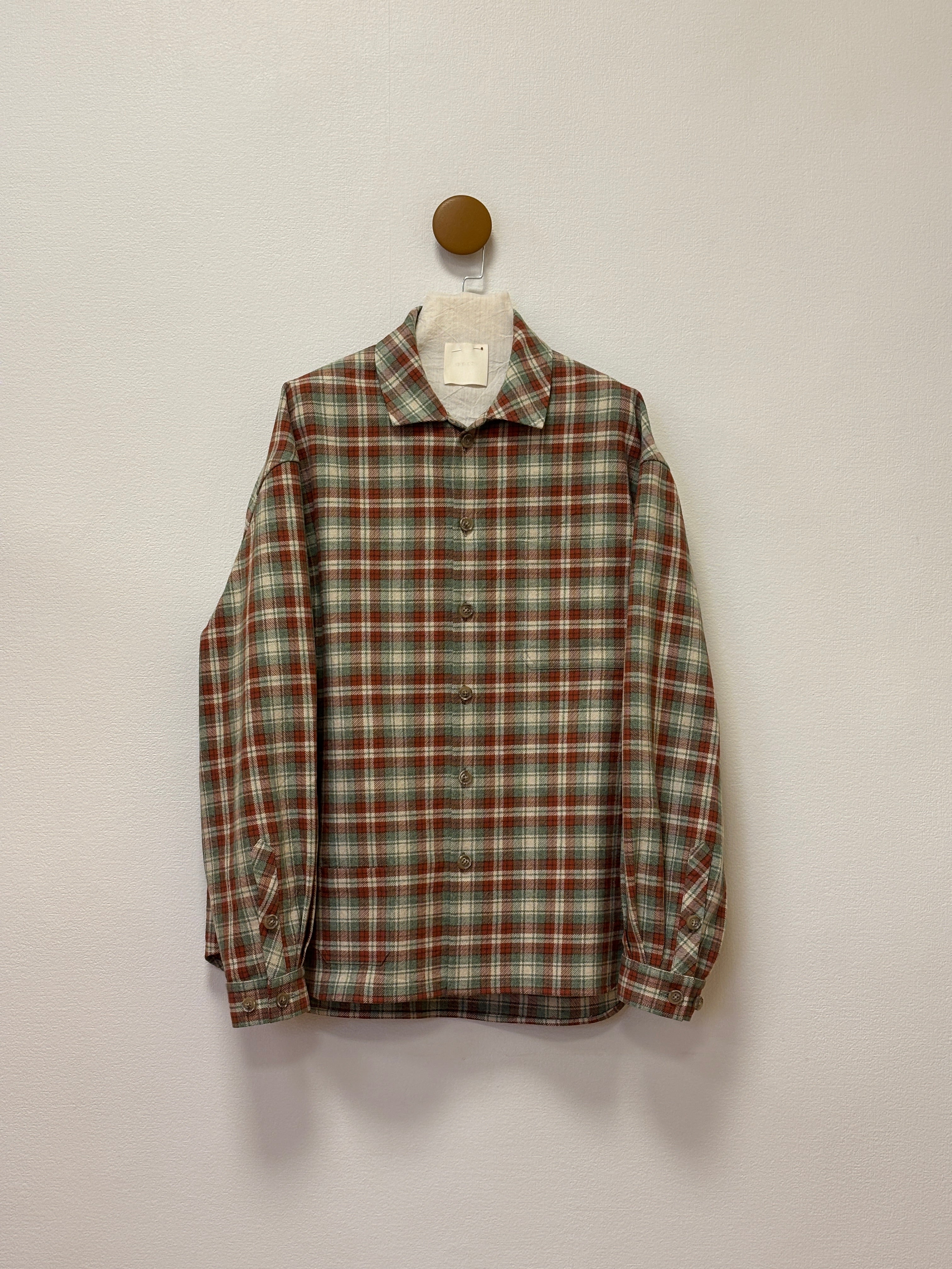 Brick & Sage Plaid Flannel Shirt