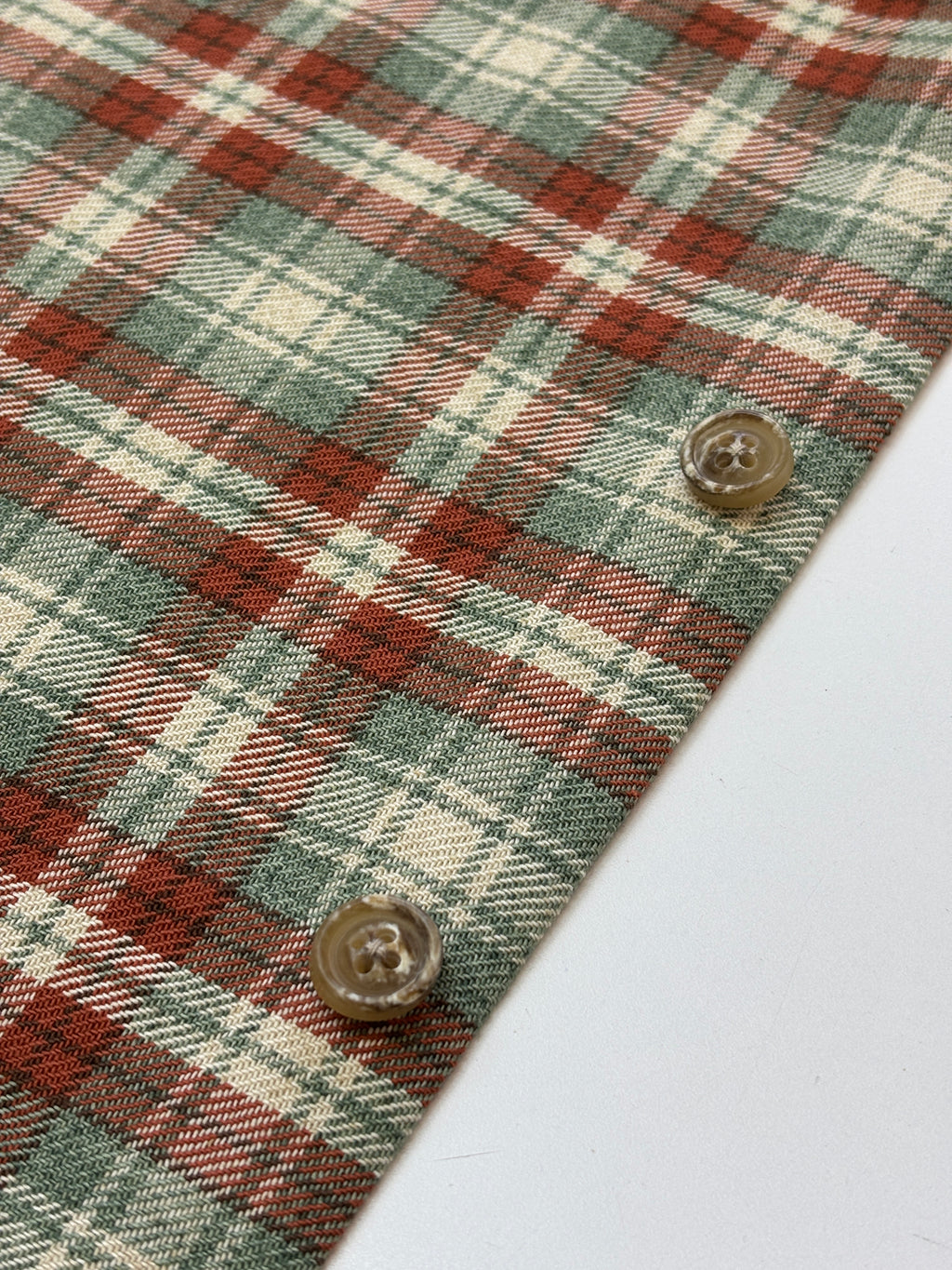 Brick & Sage Plaid Flannel Shirt