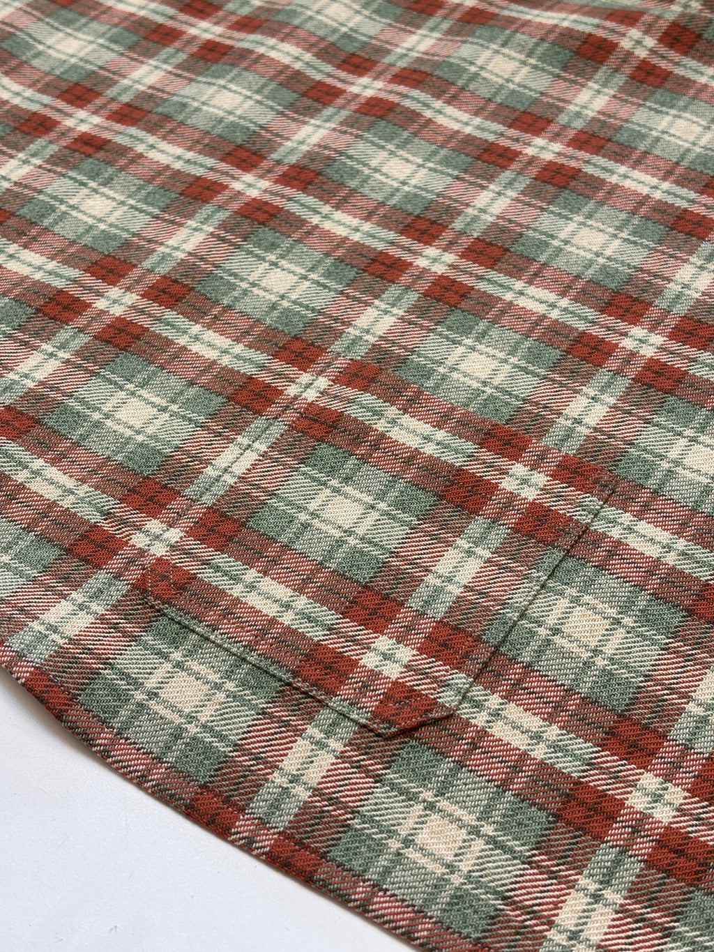 Brick & Sage Plaid Flannel Shirt