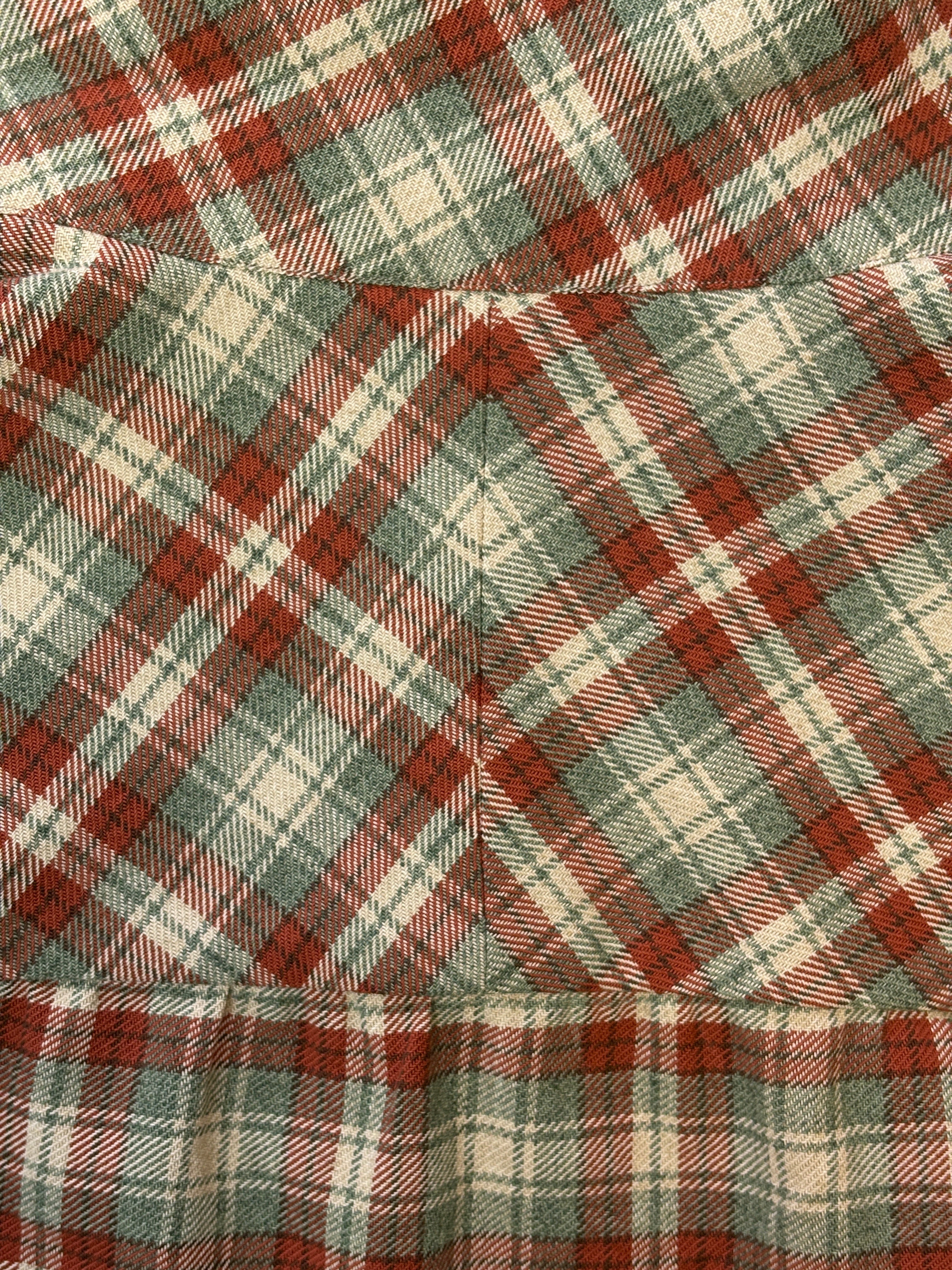Brick & Sage Plaid Flannel Shirt