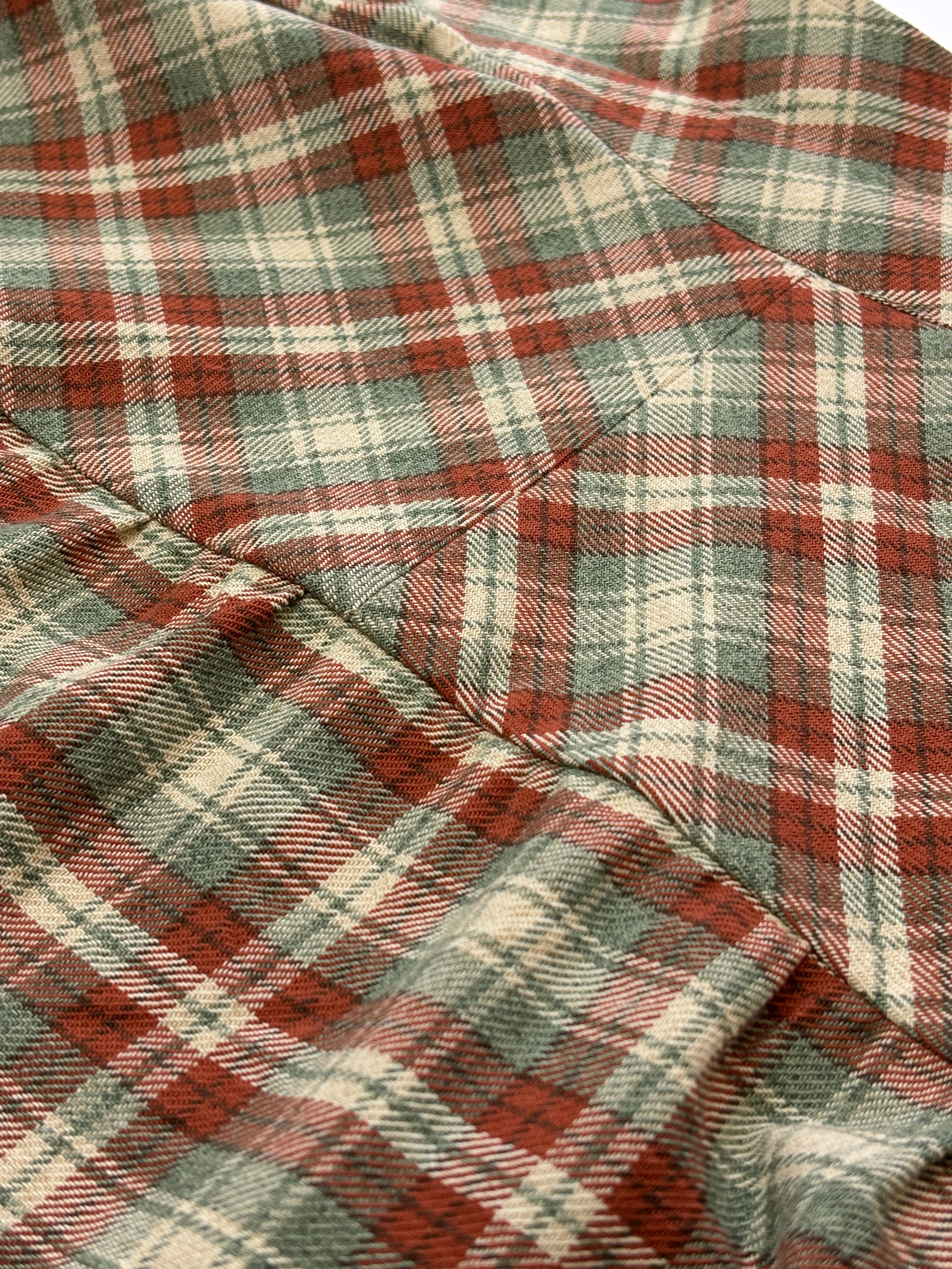 Brick & Sage Plaid Flannel Shirt