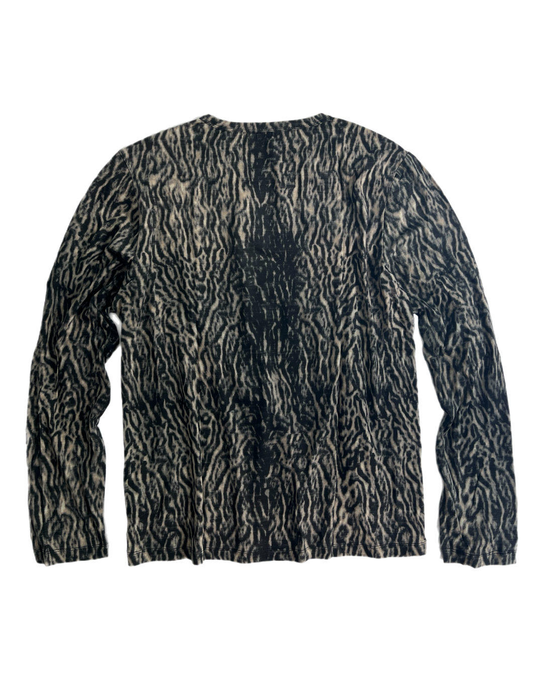 Ocelot Print Long Sleeve Top