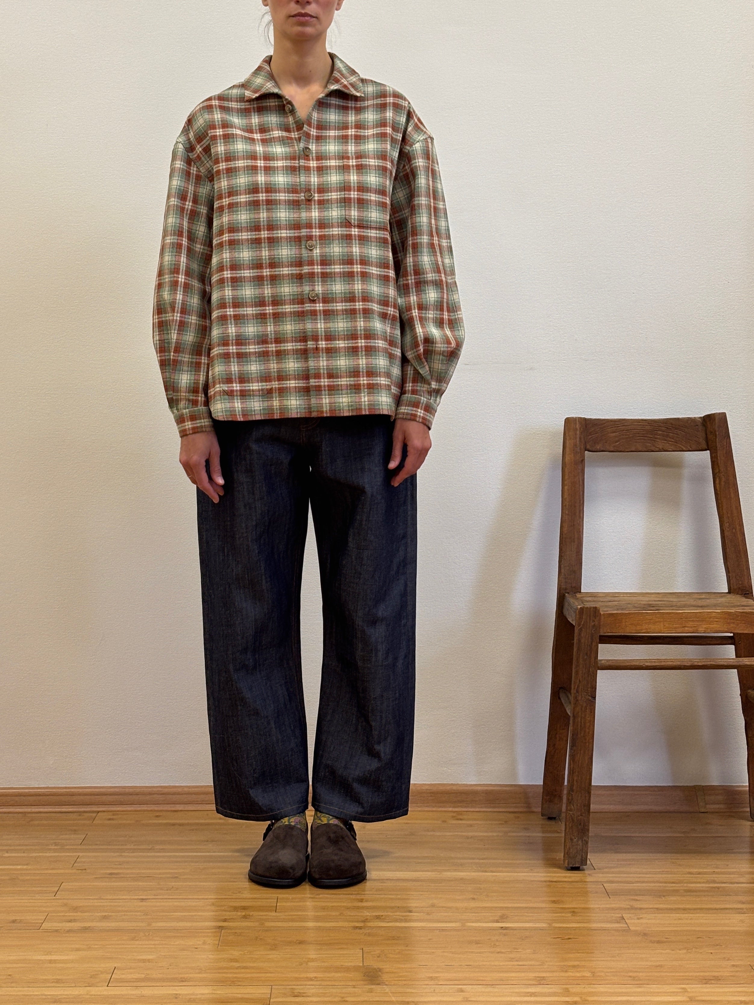 Brick & Sage Plaid Flannel Shirt