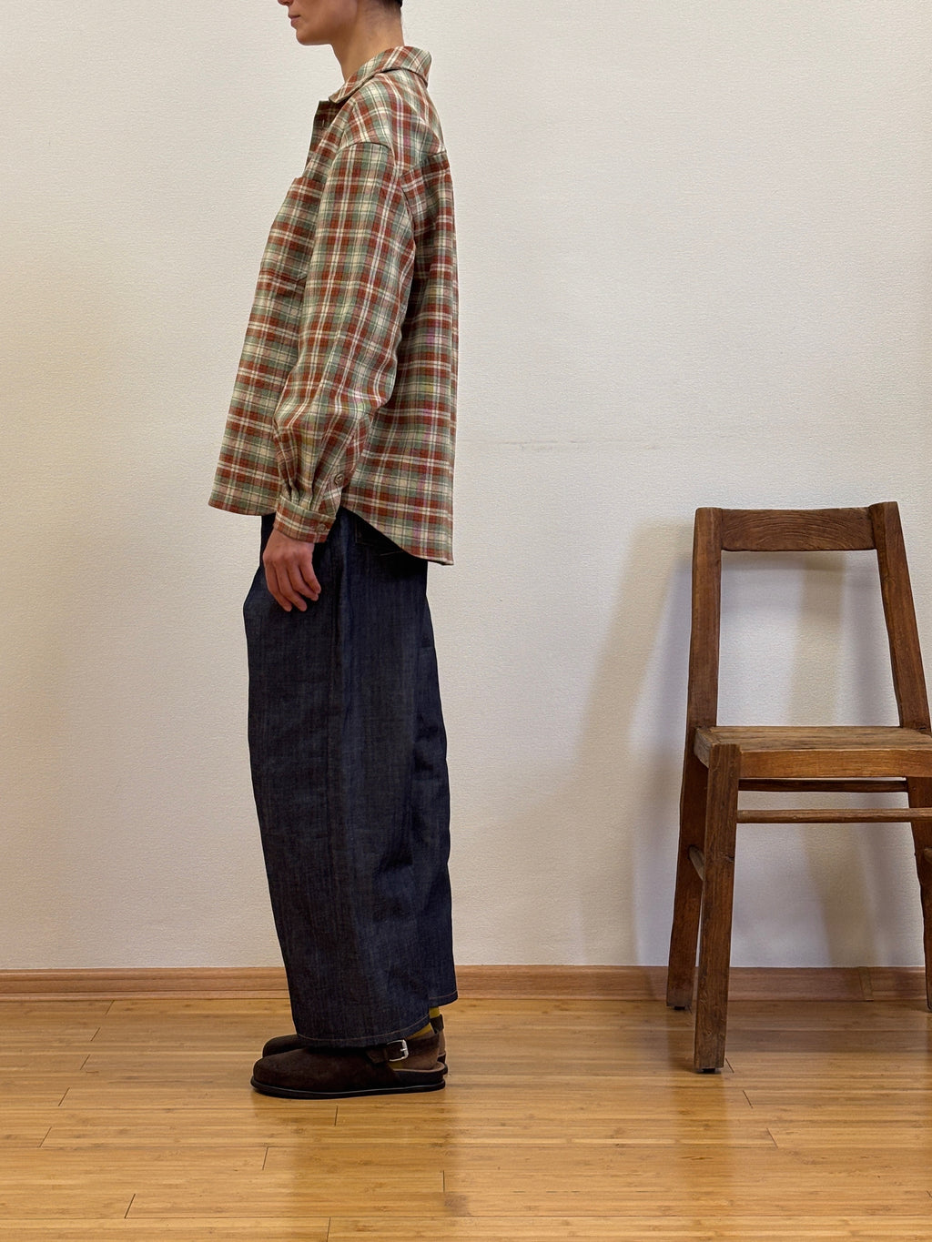 Brick & Sage Plaid Flannel Shirt