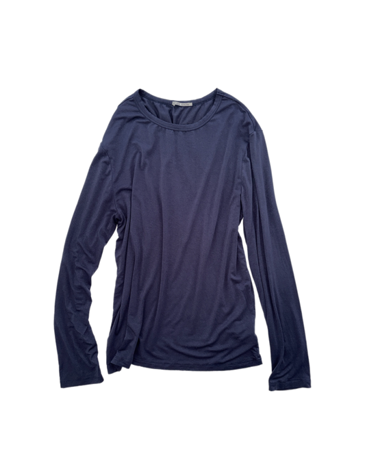 Smoky Navy Long Sleeve Top