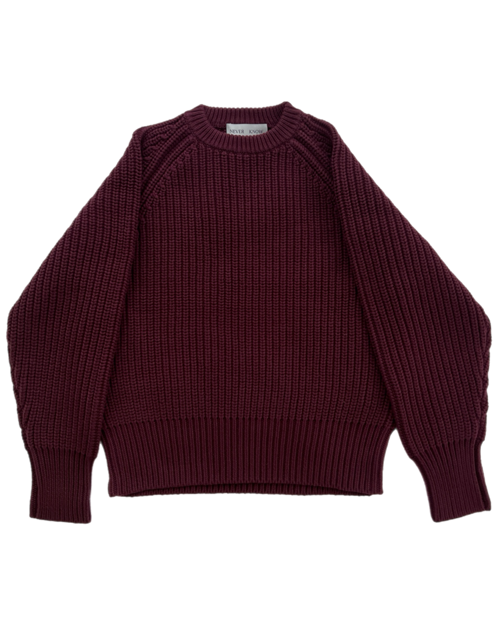 Plum Japanese Fisherman Organic Cotton Sweater