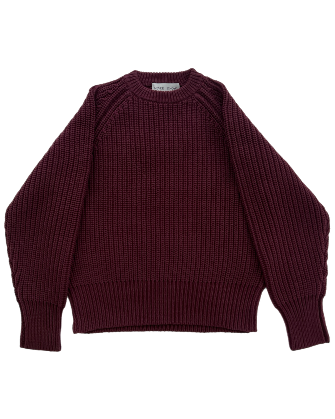 Plum Japanese Fisherman Organic Cotton Sweater