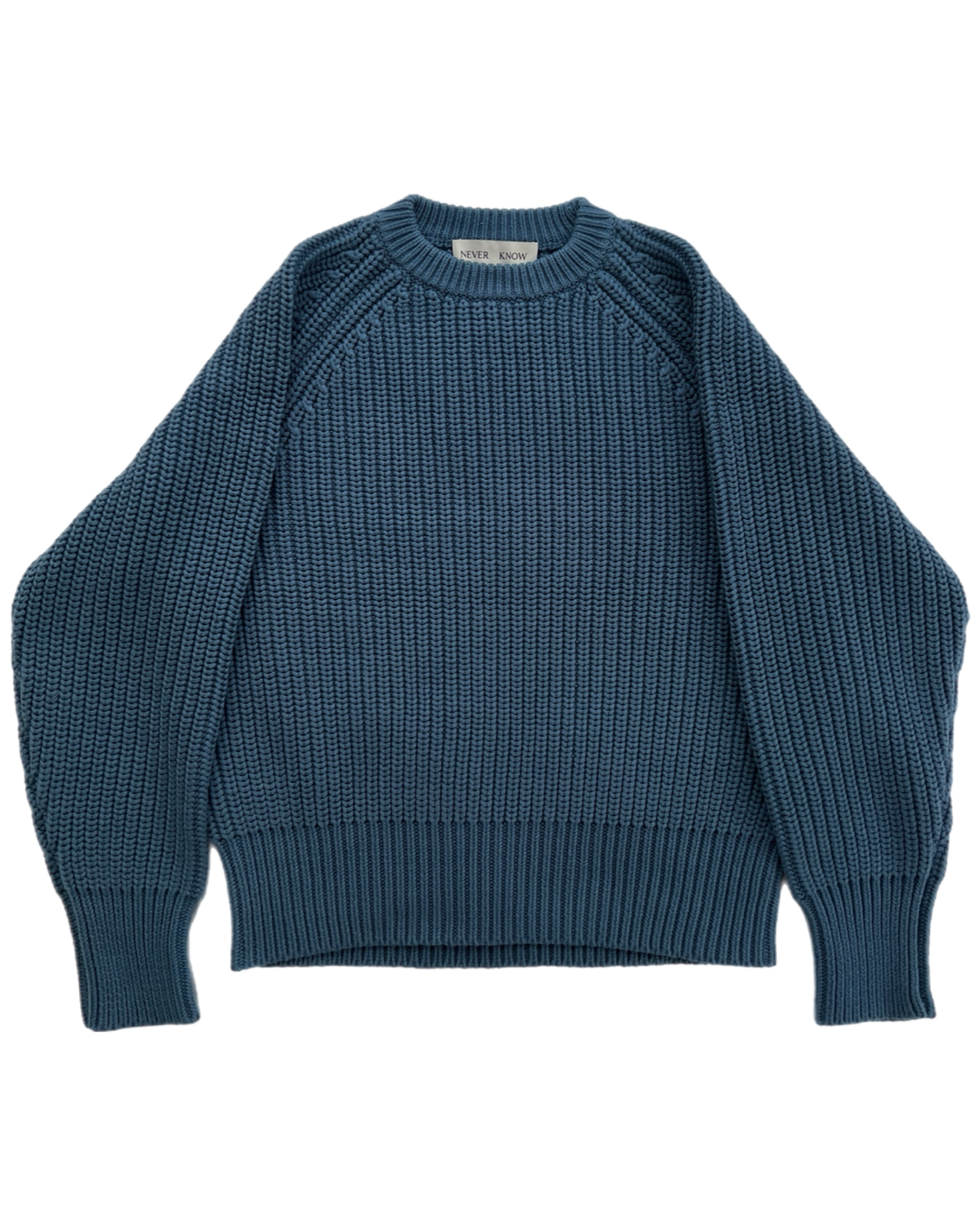 Lake Blue Japanese Fisherman Organic Cotton Sweater