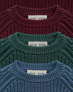 Plum Japanese Fisherman Organic Cotton Sweater