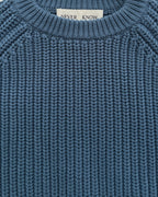 Lake Blue Japanese Fisherman Organic Cotton Sweater
