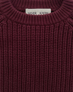 Plum Japanese Fisherman Organic Cotton Sweater