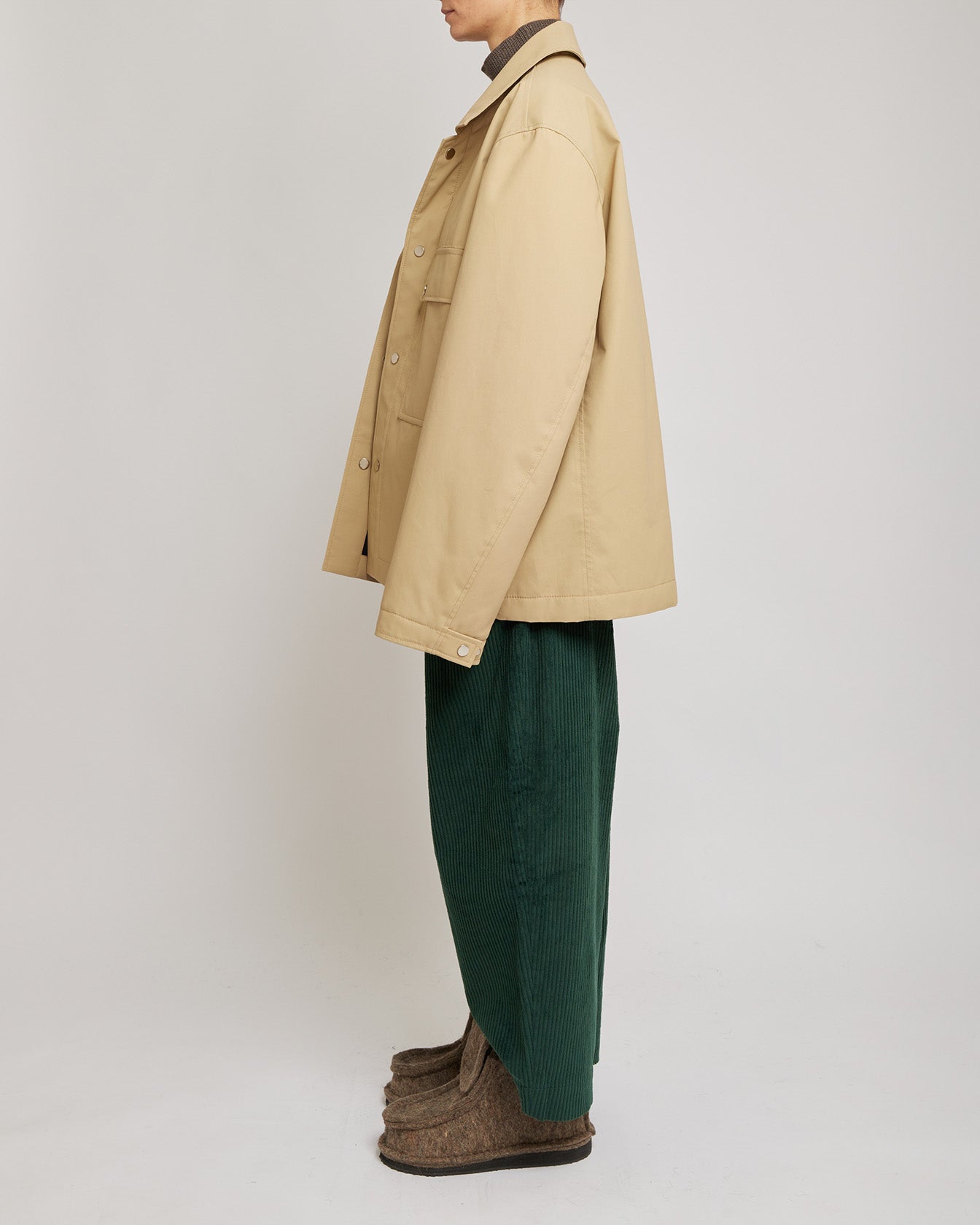 Classic Beige Japanese Workwear Jacket