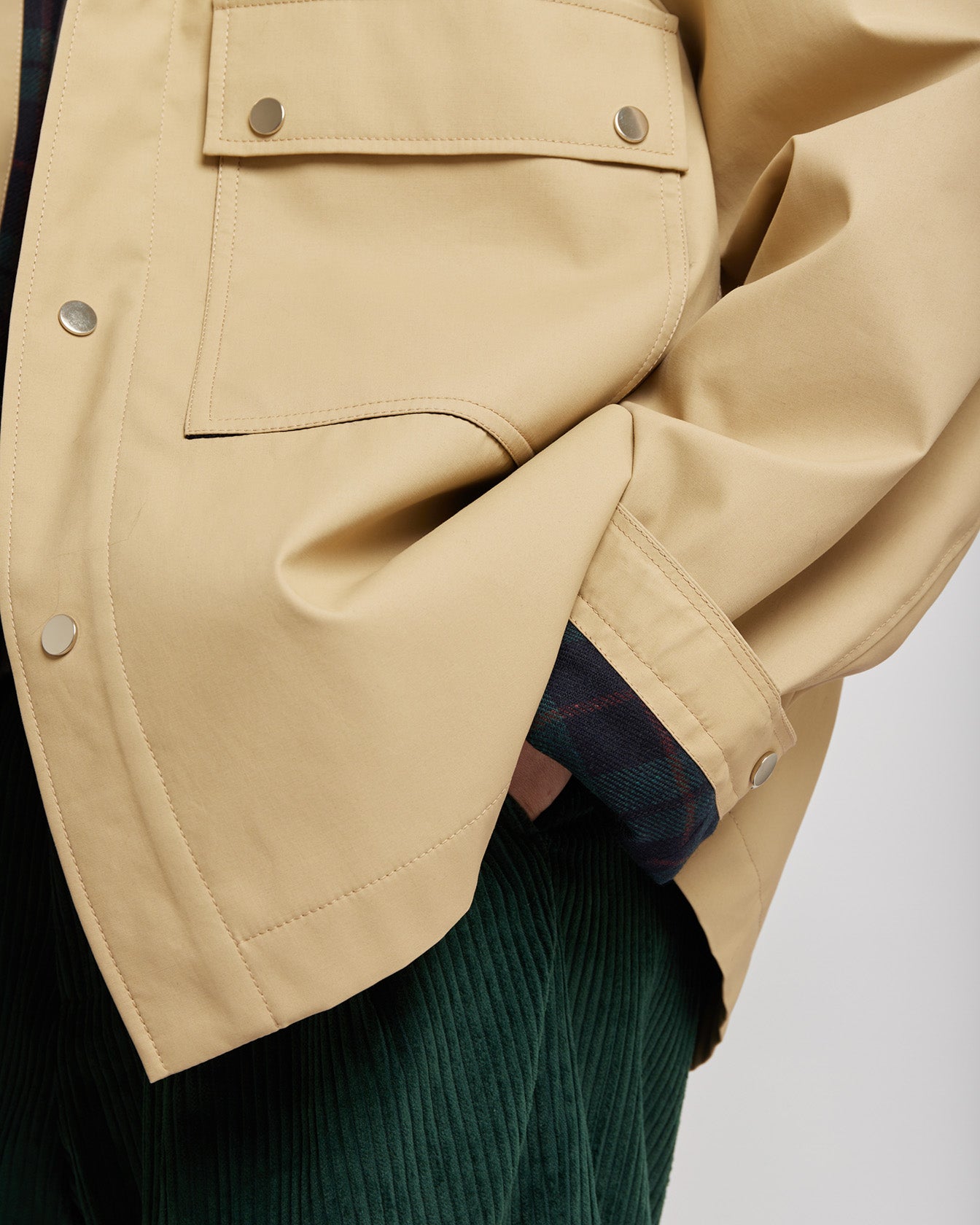 Classic Beige Japanese Workwear Jacket