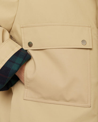 Classic Beige Japanese Workwear Jacket