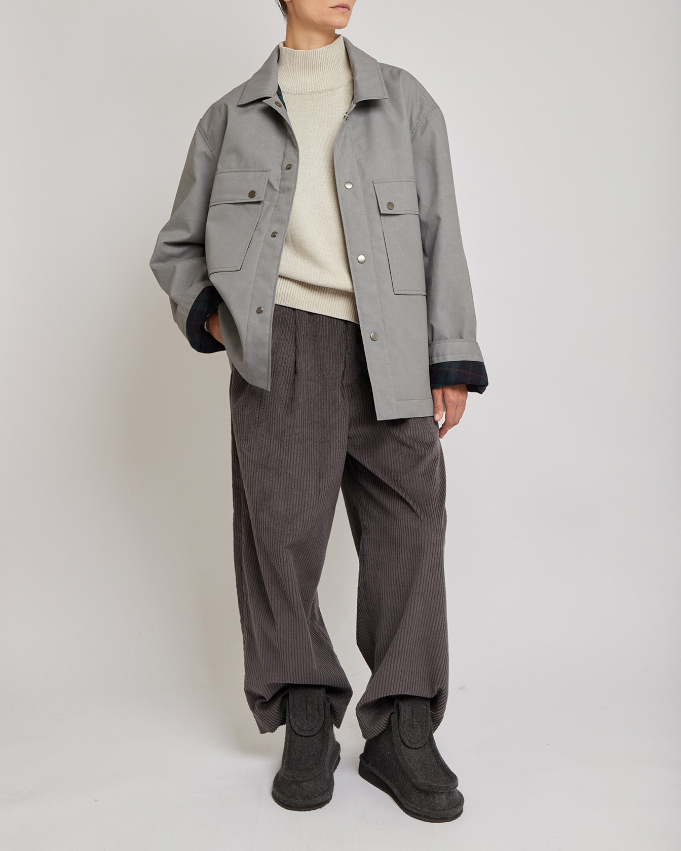 Tokyo Gray Japanese Workwear Jacket