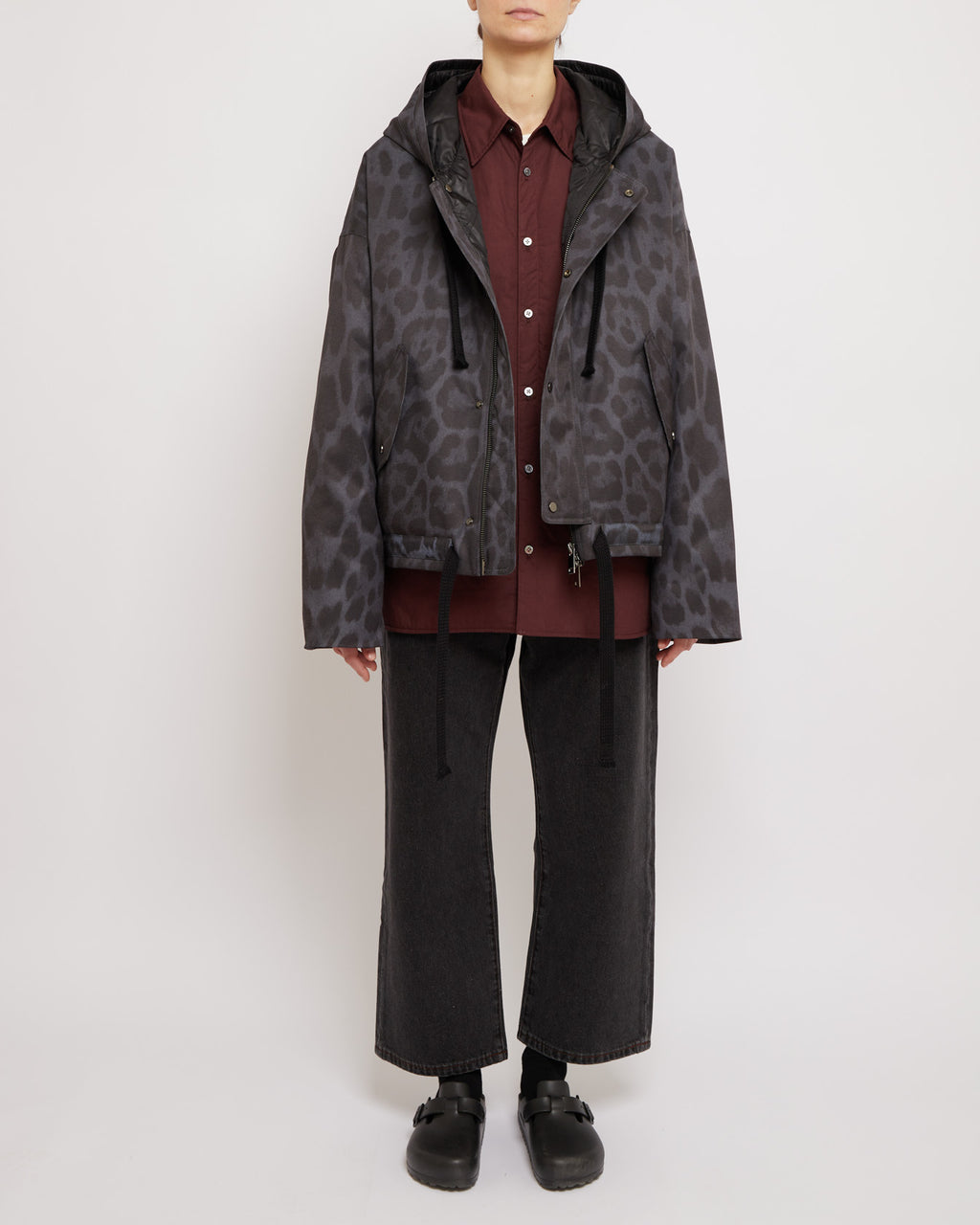 Black Panther Oversized Hooded Jacket