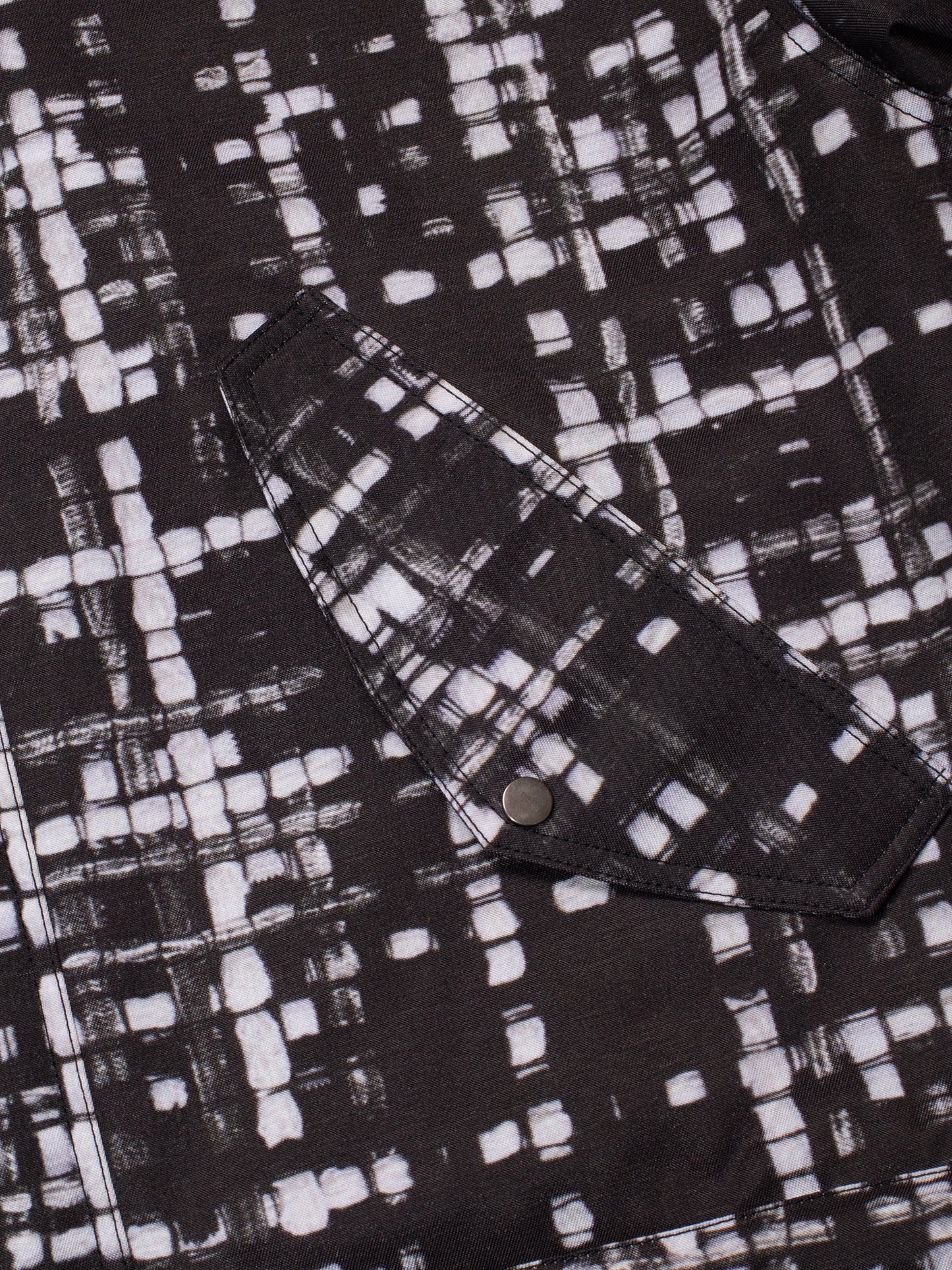 トロンプ・ルイユ ライラックツイード オーバーサイズ フード付きジャケット