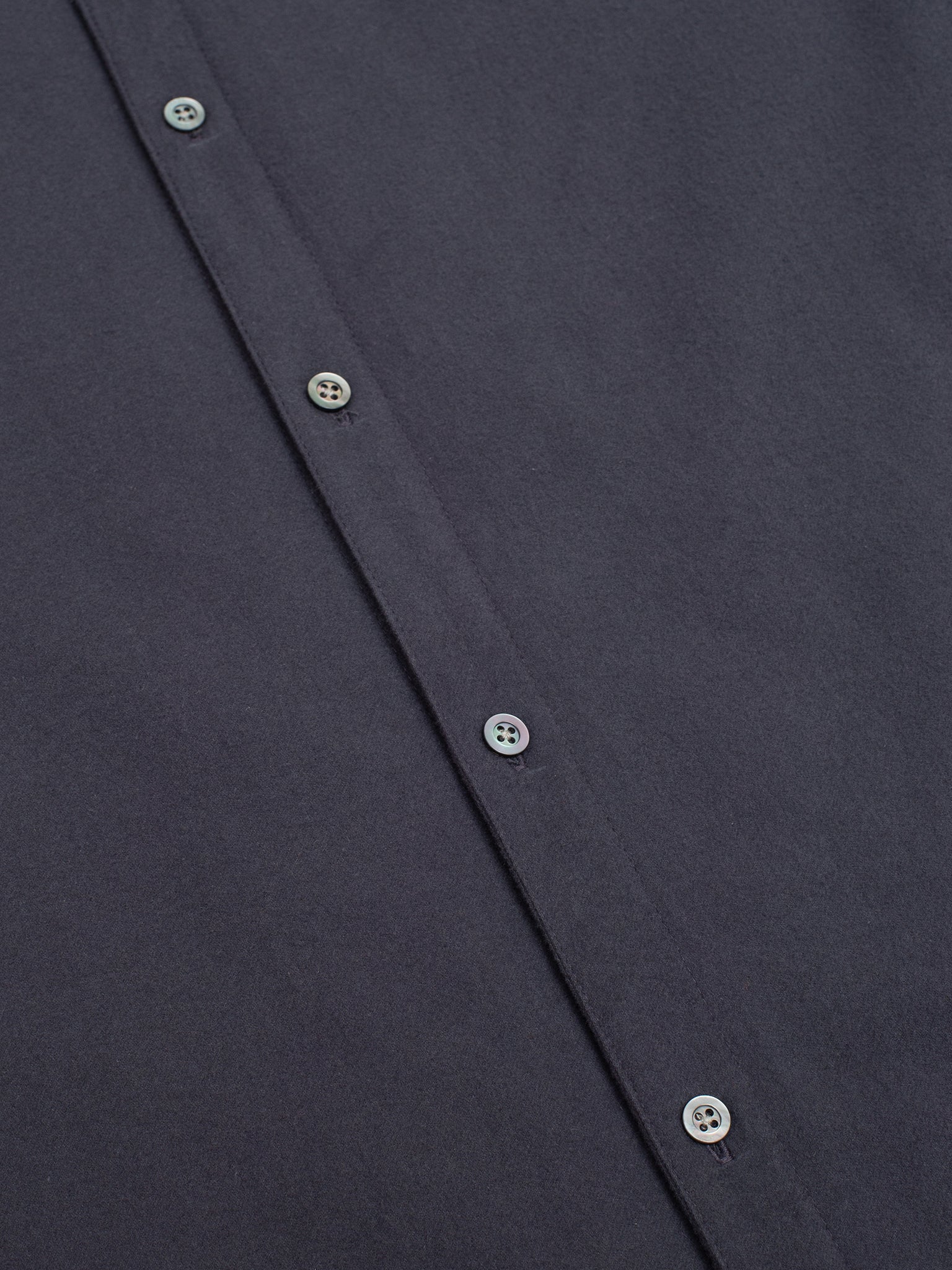 アンスラサイト パッド入りコットンスエードシャツ