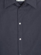 アンスラサイト パッド入りコットンスエードシャツ