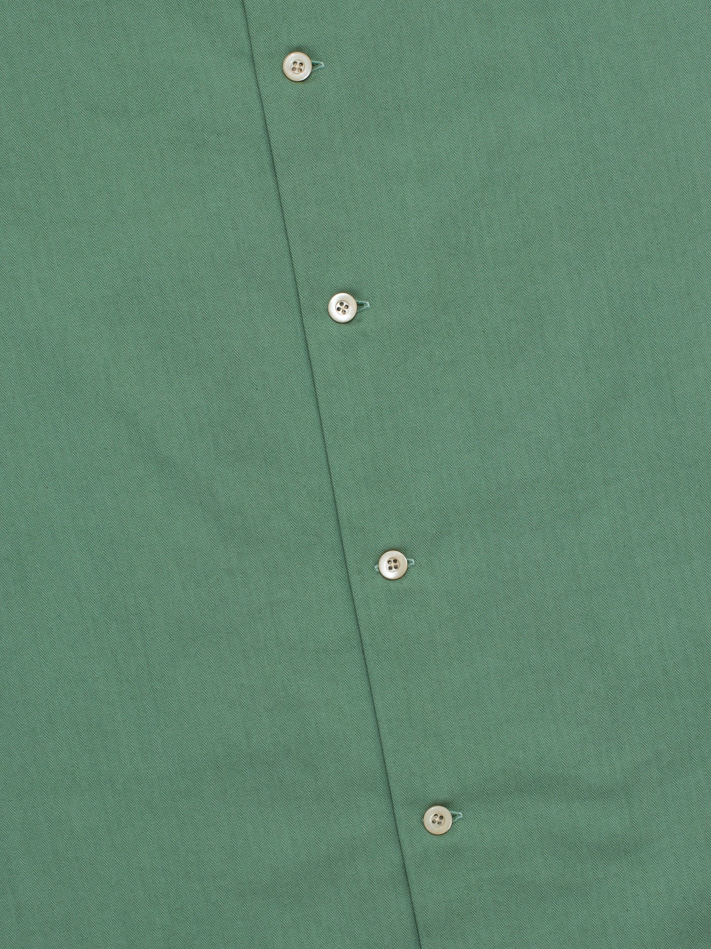 Milky Green Herringbone Short Sleeve Summer Shirt