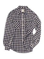 Navy & Bone Medium Plaid Flannel Shirt