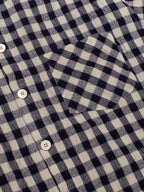 Navy & Bone Medium Plaid Flannel Shirt