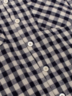 Navy & Bone Medium Plaid Flannel Shirt