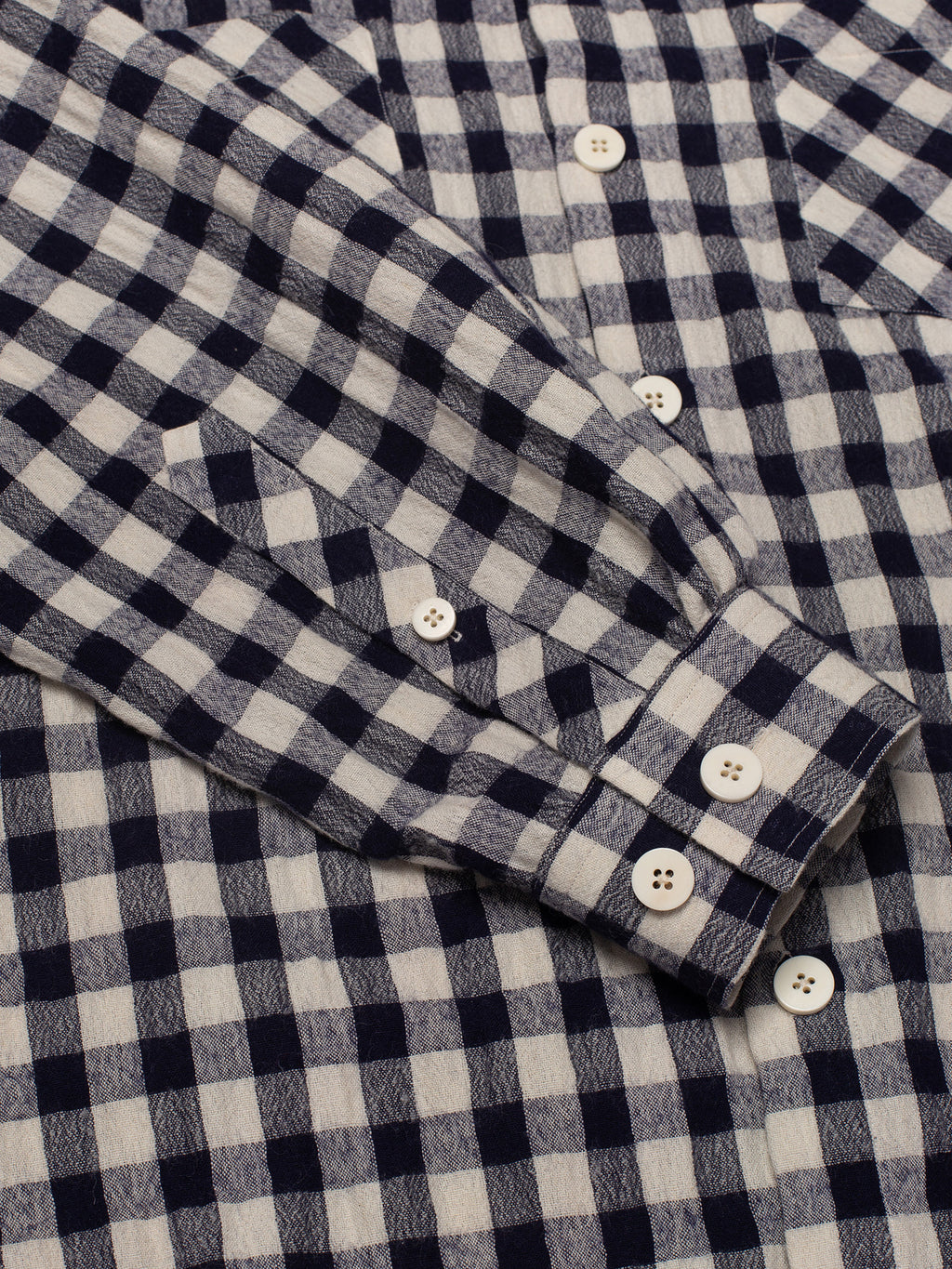 Navy & Bone Medium Plaid Flannel Shirt