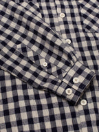 Navy & Bone Medium Plaid Flannel Shirt