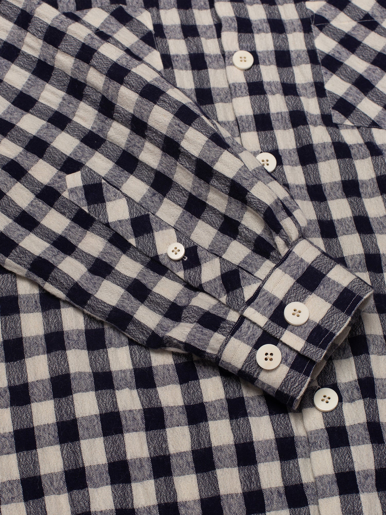 Navy & Bone Medium Plaid Flannel Shirt