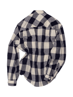 Navy & Bone Large Plaid Flannel Shirt