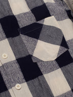 Navy & Bone Large Plaid Flannel Shirt
