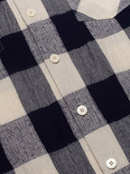 Navy & Bone Large Plaid Flannel Shirt
