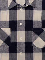 Navy & Bone Large Plaid Flannel Shirt