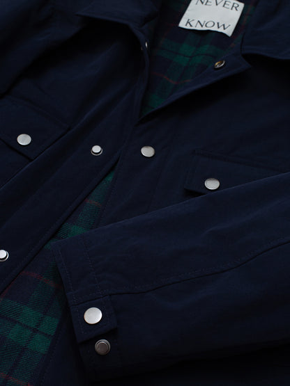 Navy Japanese Workwear Jacket