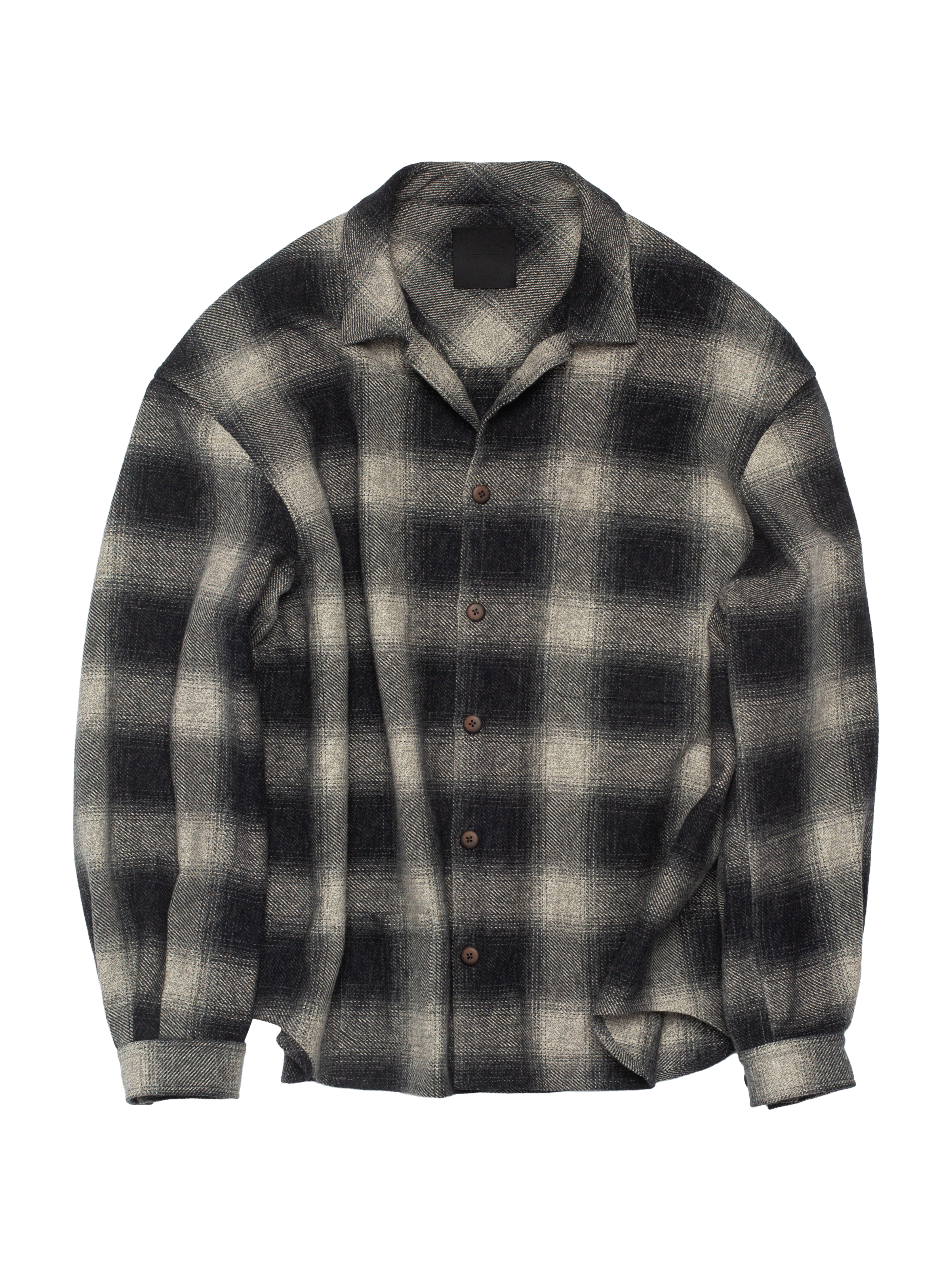 マルチカラーアブストラクトオーバーサイズフードジャケット